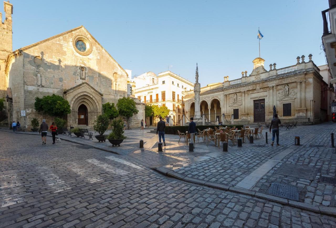 Semiloft Romantico Catedral Con Soleada Azotea Comunitaria Jerez de la Frontera Exterior foto