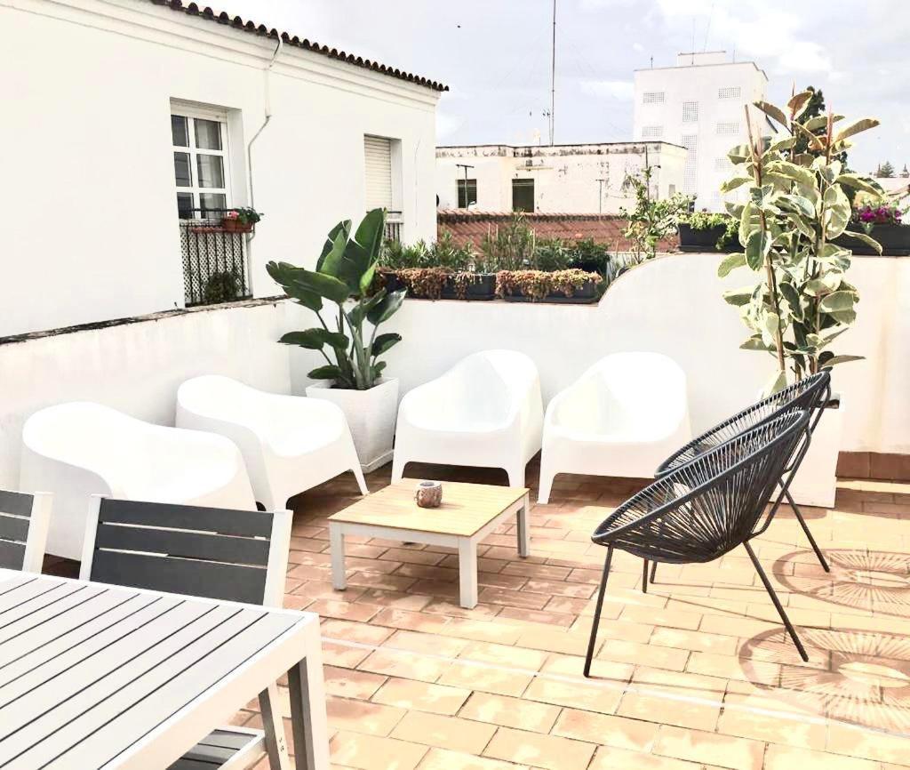 Semiloft Romantico Catedral Con Soleada Azotea Comunitaria Jerez de la Frontera Exterior foto